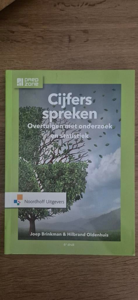 Cijfers spreken: Overtuigen met onderzoek en statistiek, Joep Brinkman & Hilbrand Oldenhuis, Zo goed als nieuw, Gamma, HBO