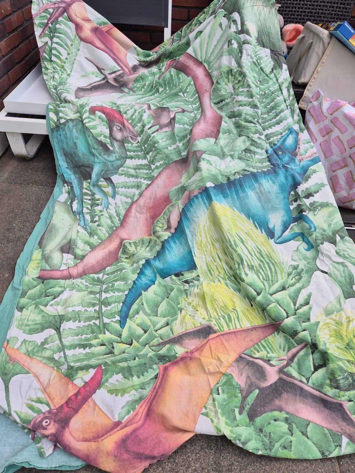 Dinosaurus Dekbedovertrek - Zo goed als nieuw, Ophalen of Verzenden