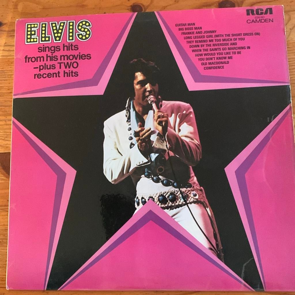 ELVIS:sings hits from his movies, Ophalen of Verzenden, Zo goed als nieuw, 12 inch