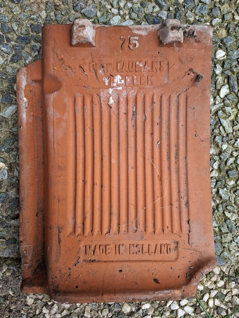 gebruikte dakpannen gebr Laumans nr 75, Ophalen, Gebruikt, Steen of Klei, 15 m² of meer