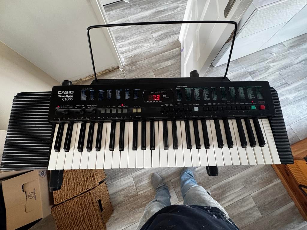 Casio ToneBank CT-395 Keyboard - Perfect voor beginners!, 49 toetsen, Casio, Gebruikt, Ophalen of Verzenden
