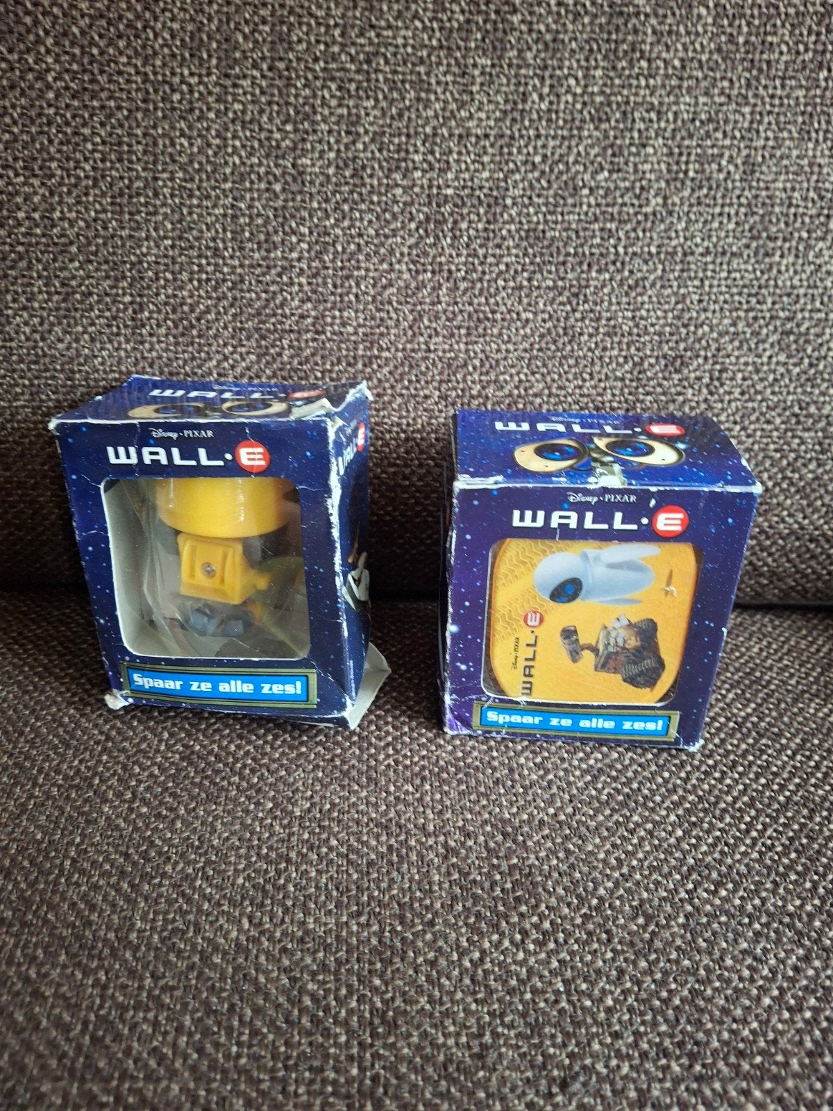 Disney Wall.E verzameldoosjes 2 stuks nieuw, Ophalen of Verzenden, Overige figuren, Nieuw