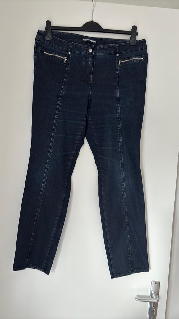 Gerry Weber Dames Spijkerbroek - Maat 46, Kleding | Dames, Spijkerbroeken en Jeans, Ophalen of Verzenden, Zo goed als nieuw, Blauw