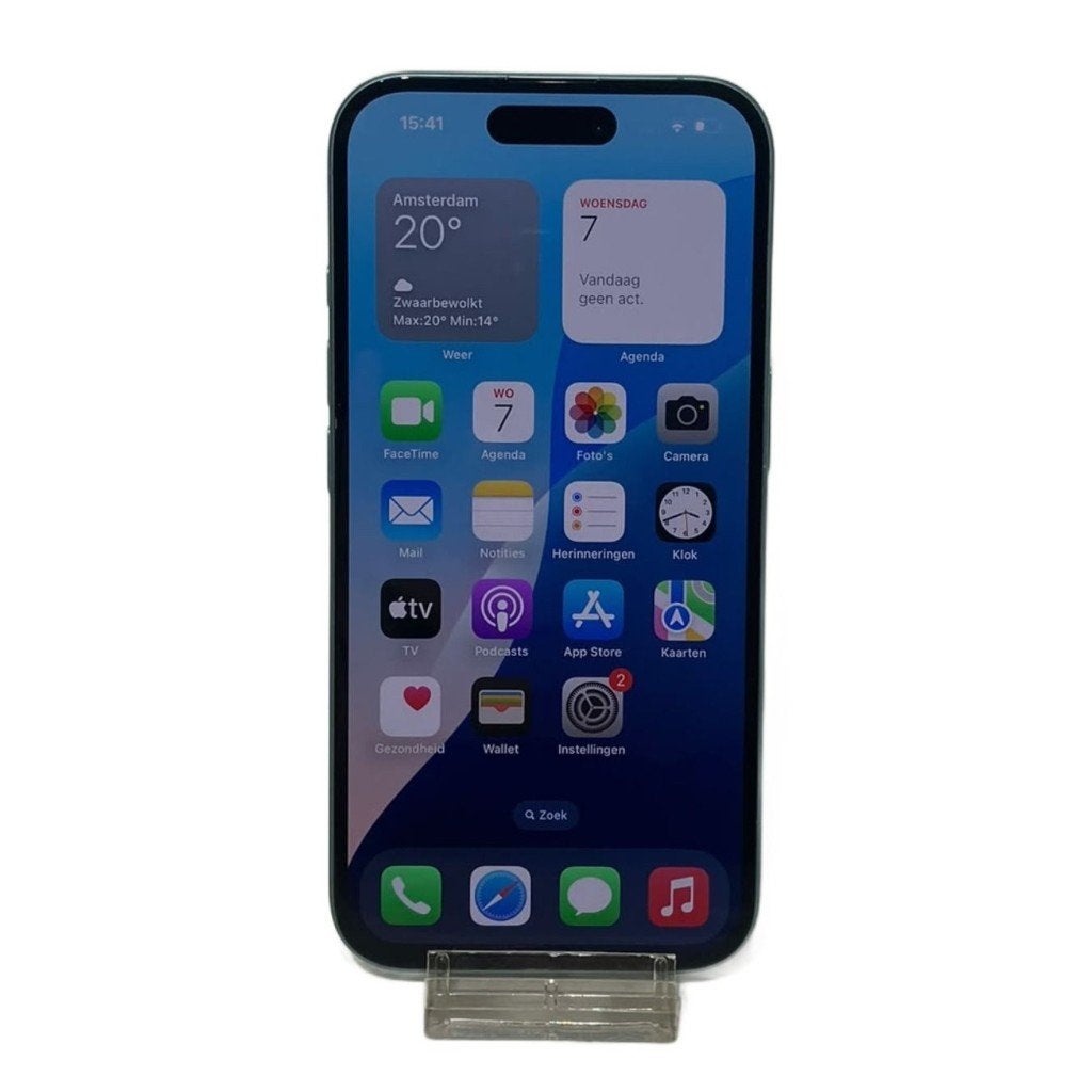 iPhone 16 128GB Teal Los Toestel Accu:90% Zeer Nette Staat, 128 GB, Zwart, IPhone 16, Ophalen of Verzenden