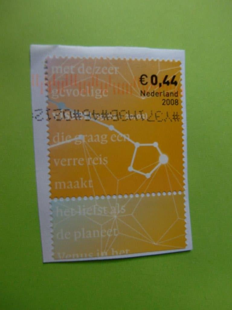 Persoonlijke zegel - Sterrenbeeld Vis - op papier - gest., Verzenden, Na 1940, Gestempeld