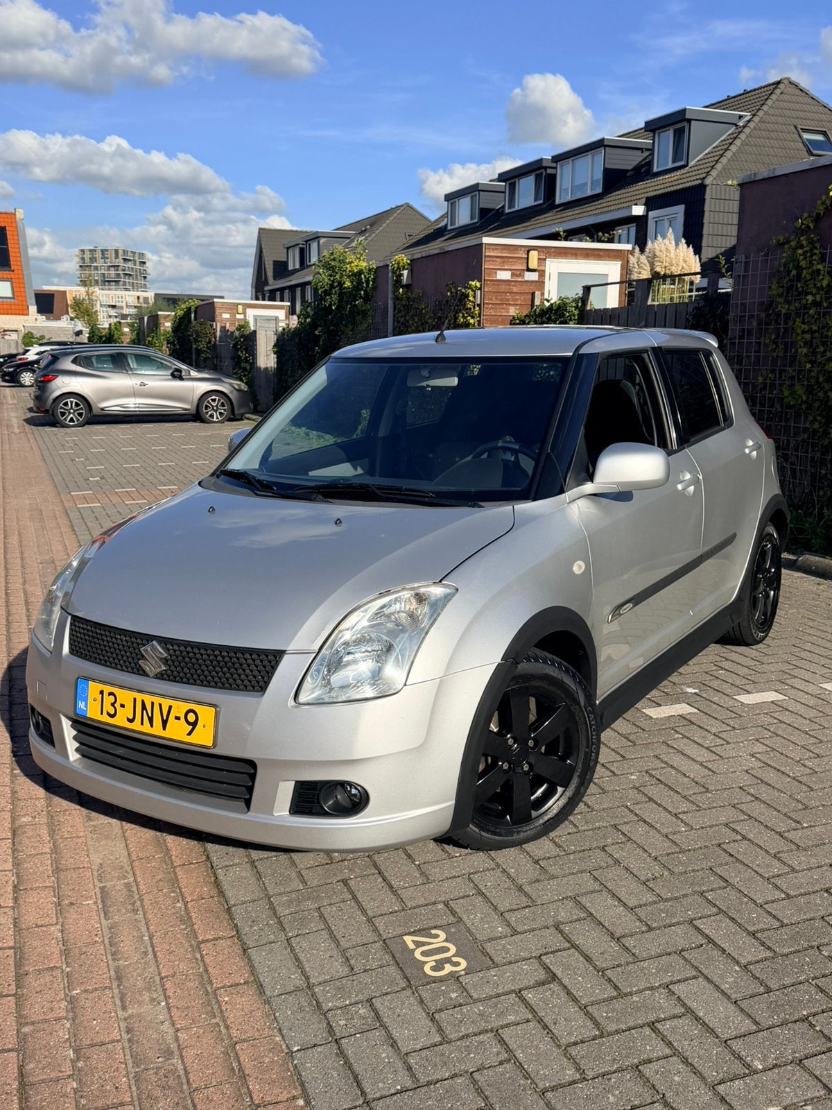 Suzuki Swift 1.3 5D 2009 Grijs NAP✅, Auto's, Voorwielaandrijving, 40 €/maand, 400 kg, Swift