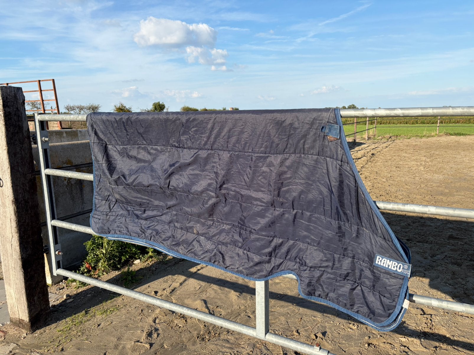 Horseware liner 200gr maat 191, Gebruikt, 200 g, Ophalen of Verzenden, Blauw