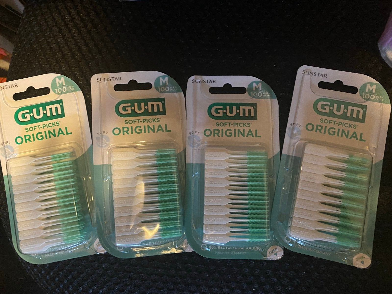 GUM Soft-Picks Original M - 4 pakjes (400 stuks), Sieraden, Tassen en Uiterlijk, Uiterlijk | Mondverzorging, Verzenden, Nieuw