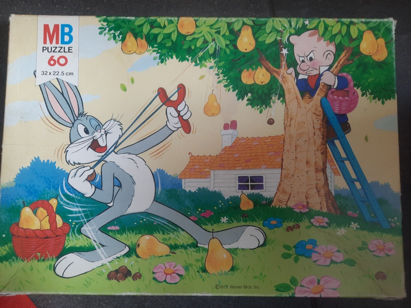 Bugs Bunny puzzel 60 stukjes., Ophalen of Verzenden, Meer dan 50 stukjes, Gebruikt, 4 tot 6 jaar