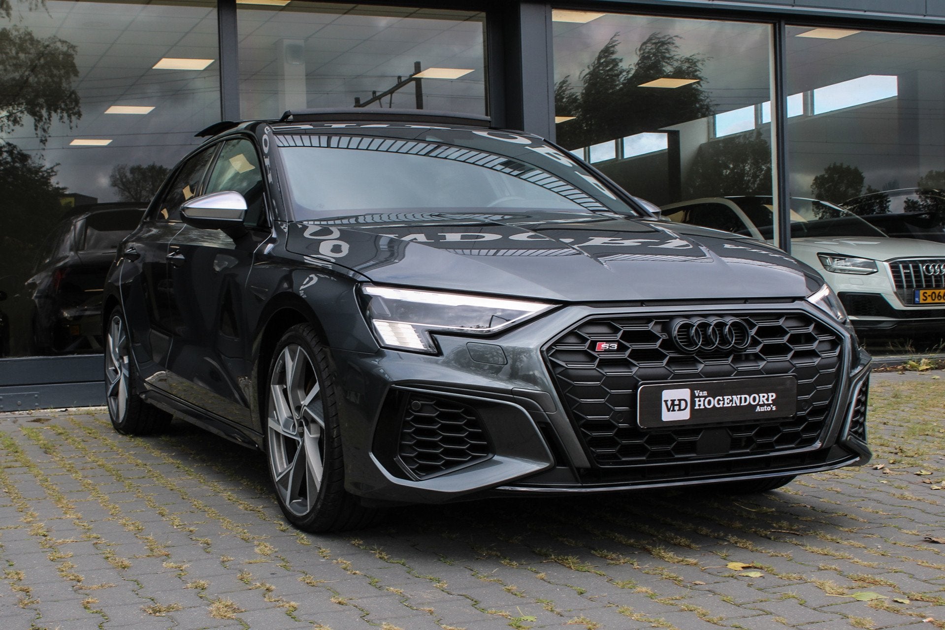 Audi S3 Sportback 2.0 TFSI S3 quattro PANO NAVI MATRIX B&O, Auto's, Gebruikt, Bedrijf, Vierwielaandrijving, Automatische klimaatregeling