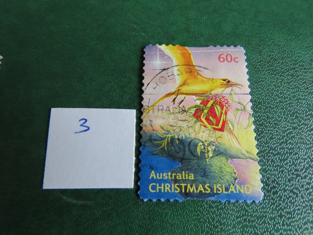 australie christmas island 3, Ophalen of Verzenden, Gestempeld