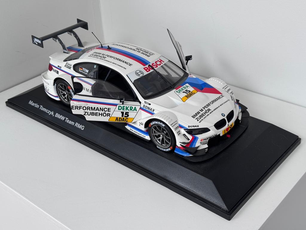 BMW M3 DTM Team RMG No.15 Martin Tomzcyk DTM 2013, Hobby en Vrije tijd, Modelauto's | 1:18, Ophalen of Verzenden, Nieuw, Auto