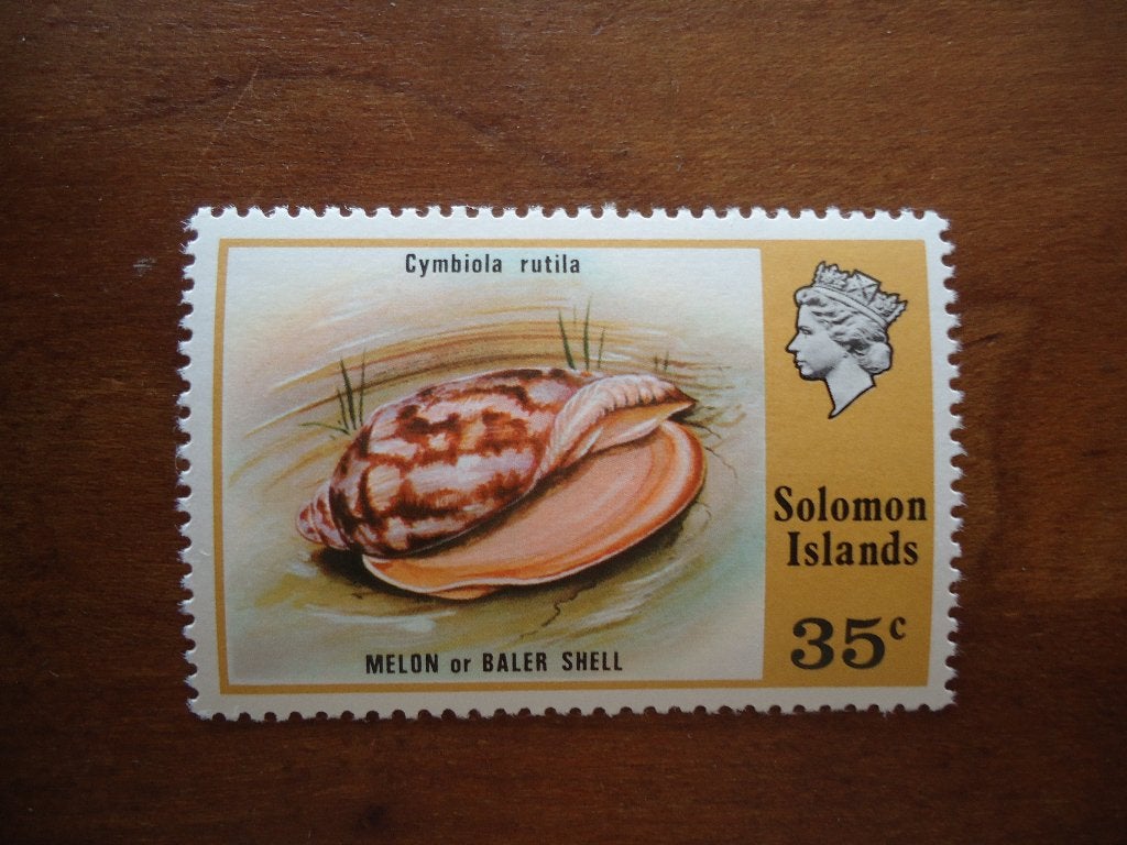 Vis zeeslak Solomon isl 1976, mi.314 postfris, Ophalen of Verzenden, Postfris, Dier of Natuur