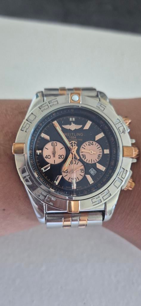 Breitling 1884 Chronometre Certifie Horloge, Sieraden, Tassen en Uiterlijk, Horloges | Dames, Ophalen of Verzenden