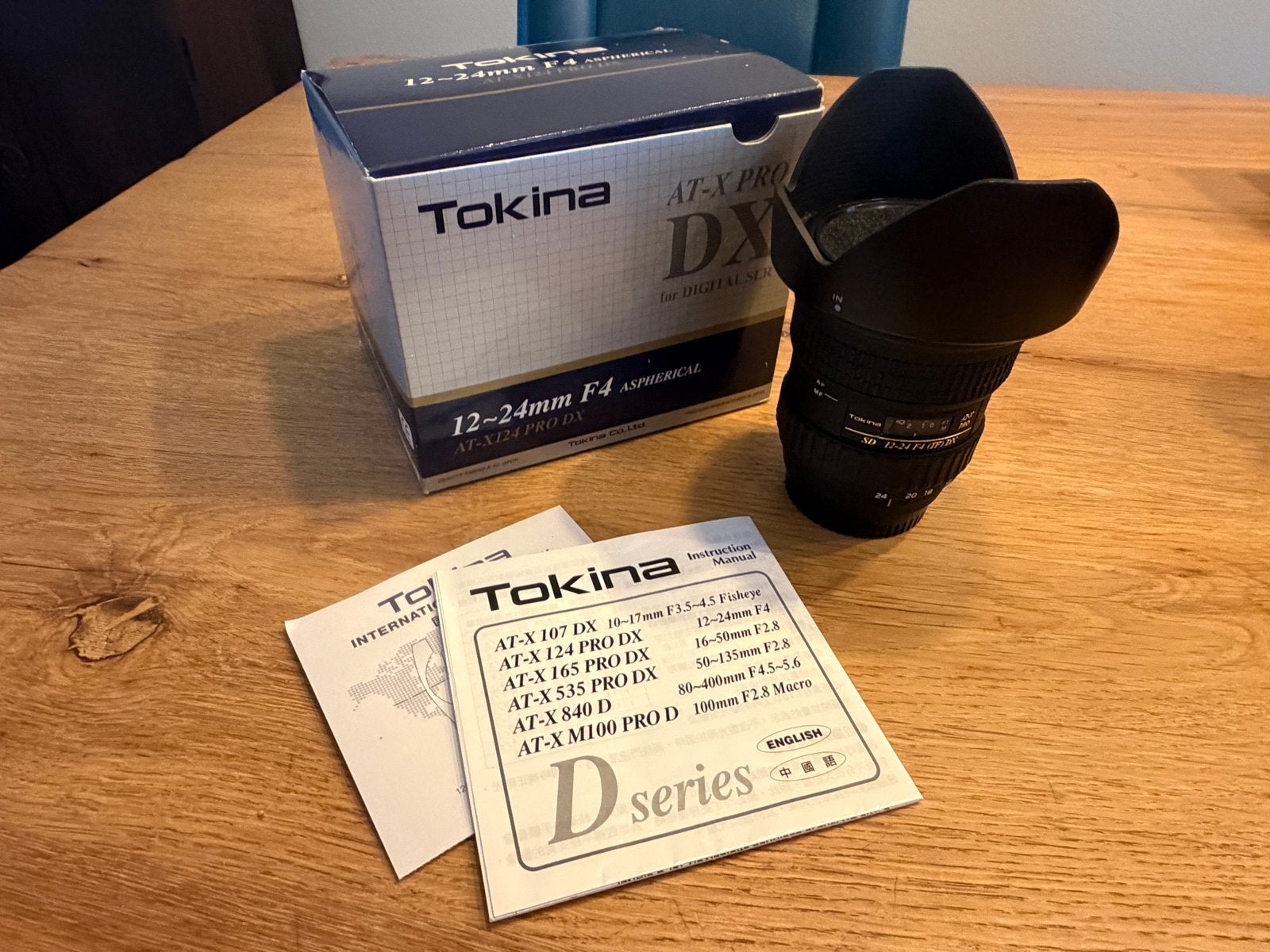 Tokina AT-X PRO SD 12-24mm f/4 (IF) DX groothoek voor Nikon, Tokina, Autofocus, Zo goed als nieuw, Nikon F-mount