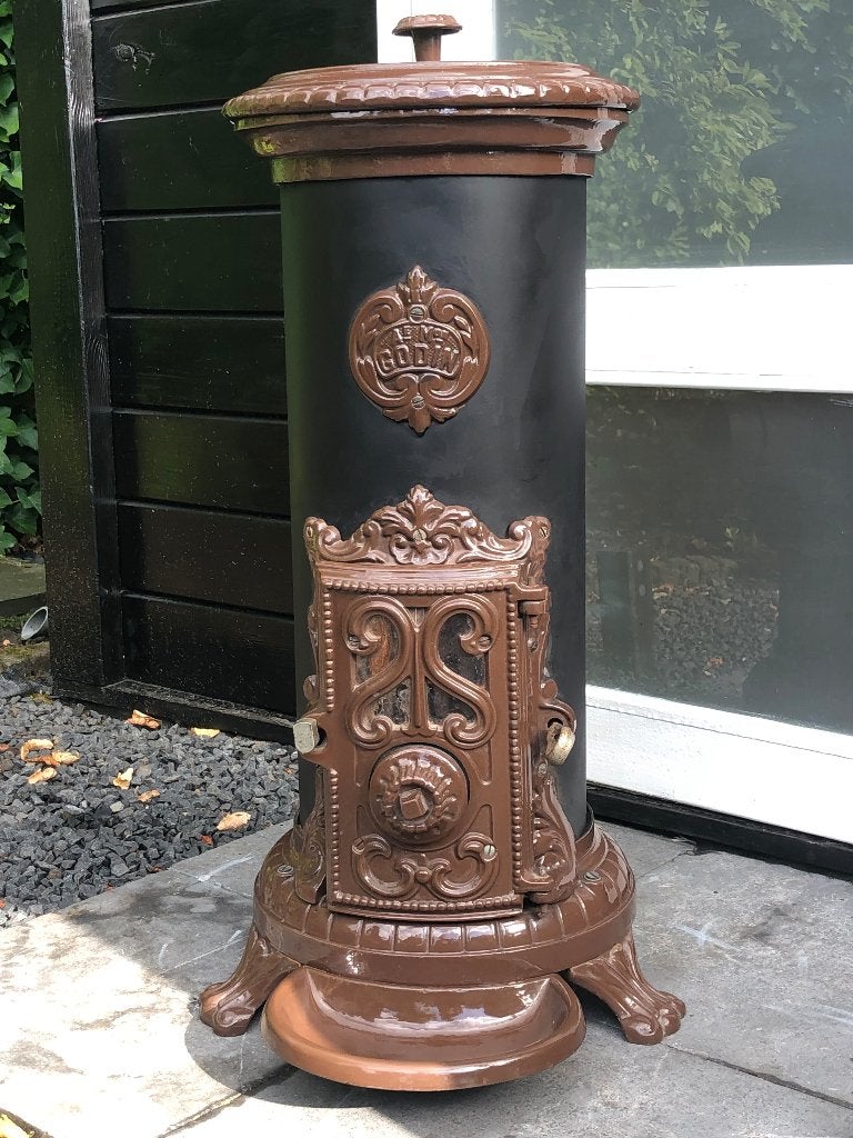 Godin potkachel, Huis en Inrichting, Kachels, Ophalen, Potkachel, Gebruikt, Vrijstaand