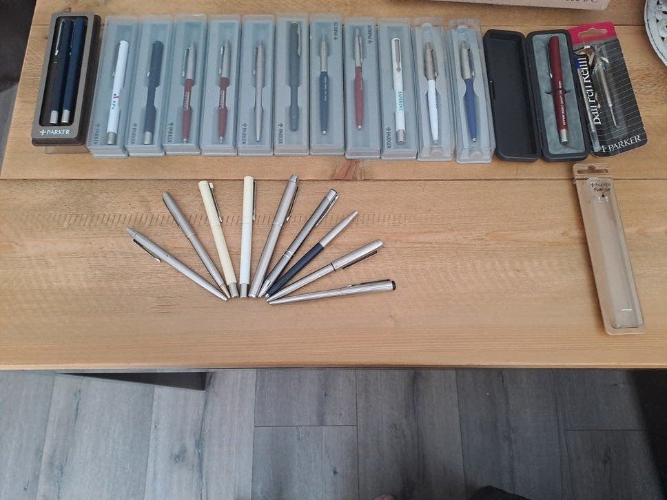 23 parker pennen, Ophalen, Balpen, Parker