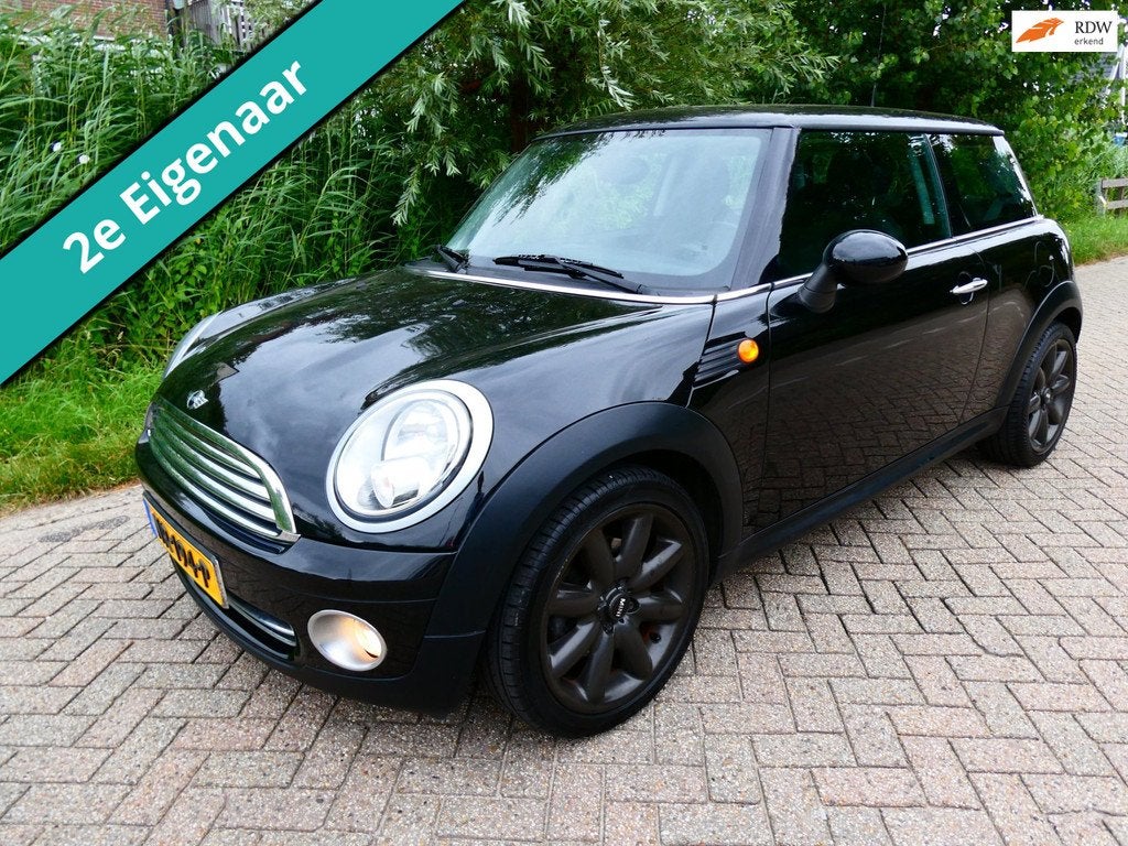 Mini 3-Deurs 1.6 One Airco 125.000km. 2e eig. Historie volle, Auto's, Mini, Voorwielaandrijving, Euro 5, Stof, 4 cilinders