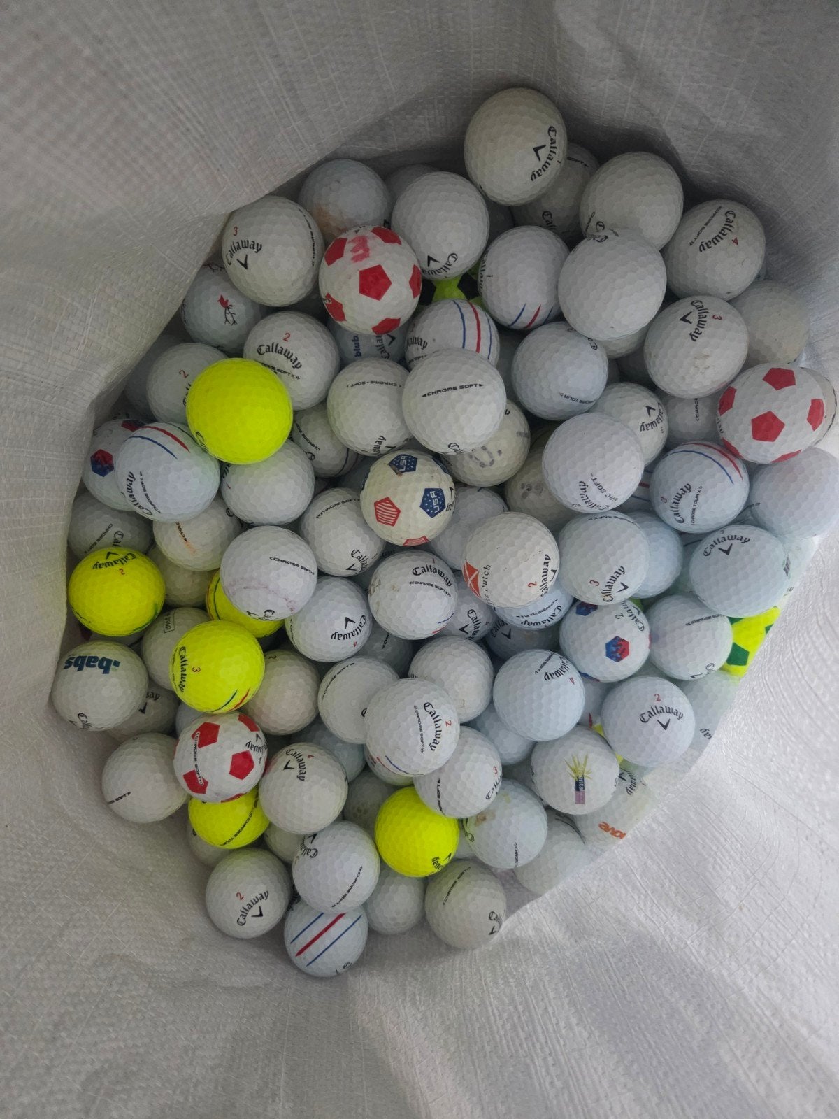Callaway Chrome Soft Golfballen A-kwaliteit, Sport en Fitness, Ophalen of Verzenden, Zo goed als nieuw, Bal(len), Callaway