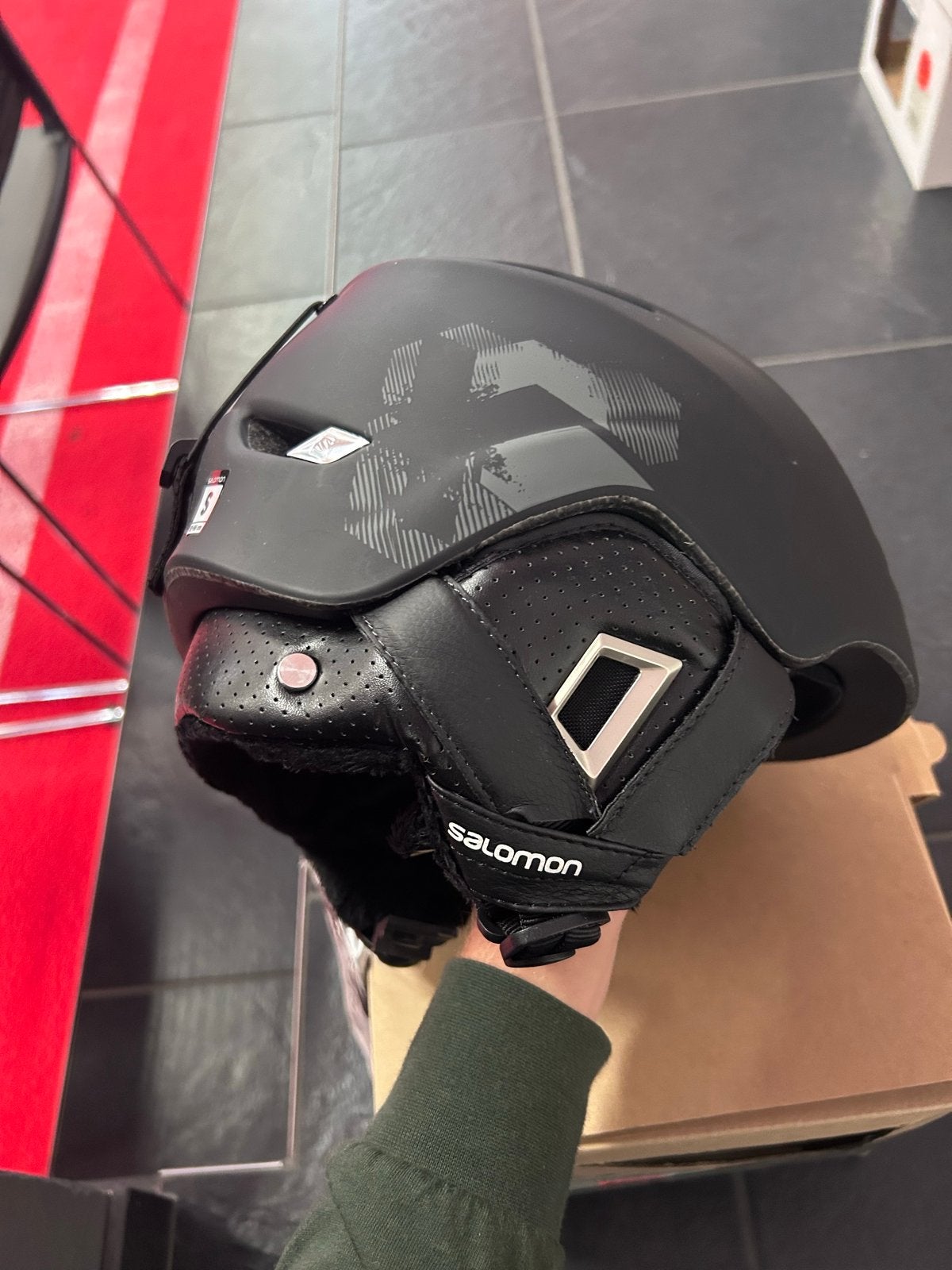 Salomon Shelter Auto Custom Air Skihelm - Maat S, Overige typen, Zo goed als nieuw, Skiën, Minder dan 100 cm