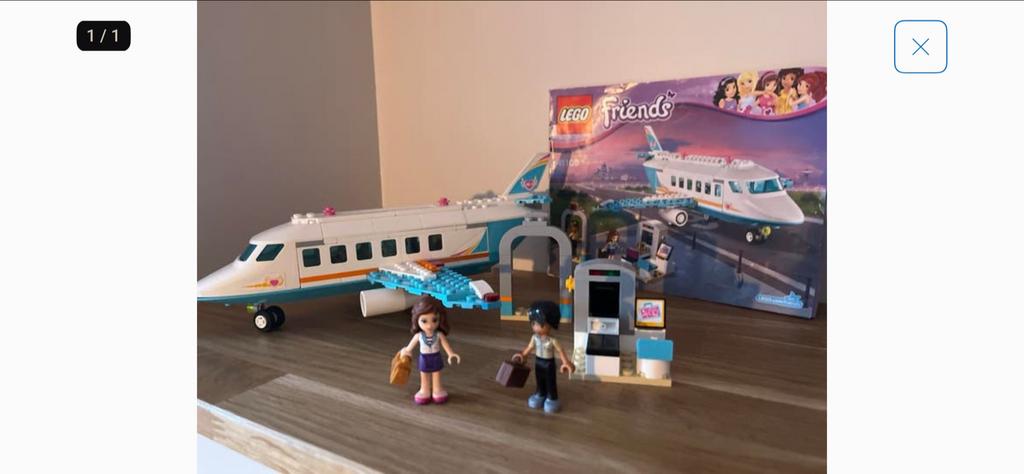 LEGO Friends Vliegtuig 41100 - Zo goed als nieuw, Lego, Friends, Ophalen of Verzenden, Zo goed als nieuw
