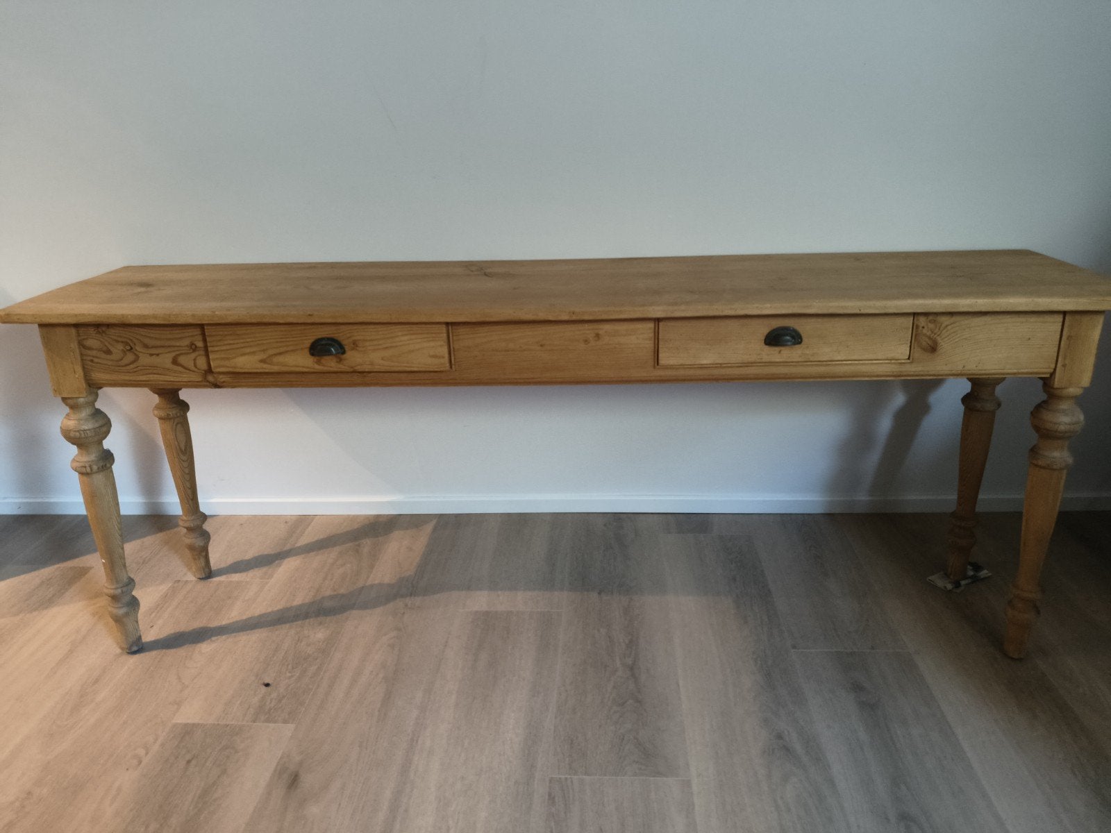 oud grenen sidetable, Huis en Inrichting, Ophalen, Gebruikt, 200 cm of meer, Grenenhout