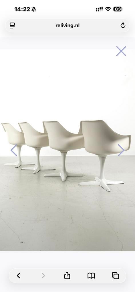 Arkana 116 Dining Chairs by Maurice Burke, 1960, Set of 4, Ophalen