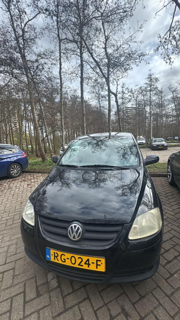 Volkswagen Fox 1.2 40KW 2007 Zwart, Ophalen of Verzenden, Volkswagen, Deur