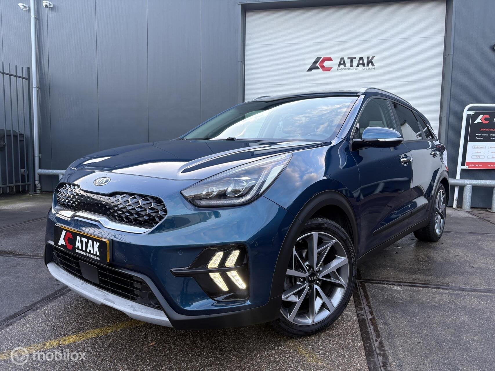Kia Niro 1.6 GDi Hybrid ExecutiveLine, Euro 6, Blauw, 1390 kg, SUV of Terreinwagen