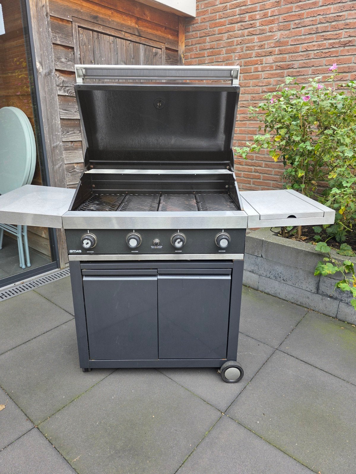 Grandhall GT14S Gasbarbecue met zijbrander, Tuin en Terras, Ophalen, Gebruikt, Grandhall