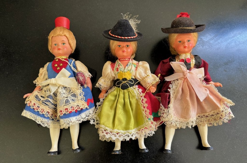 Vintage Pop Popje Poppen 15 cm, Verzamelen, Poppen, Ophalen of Verzenden, Gebruikt, Pop