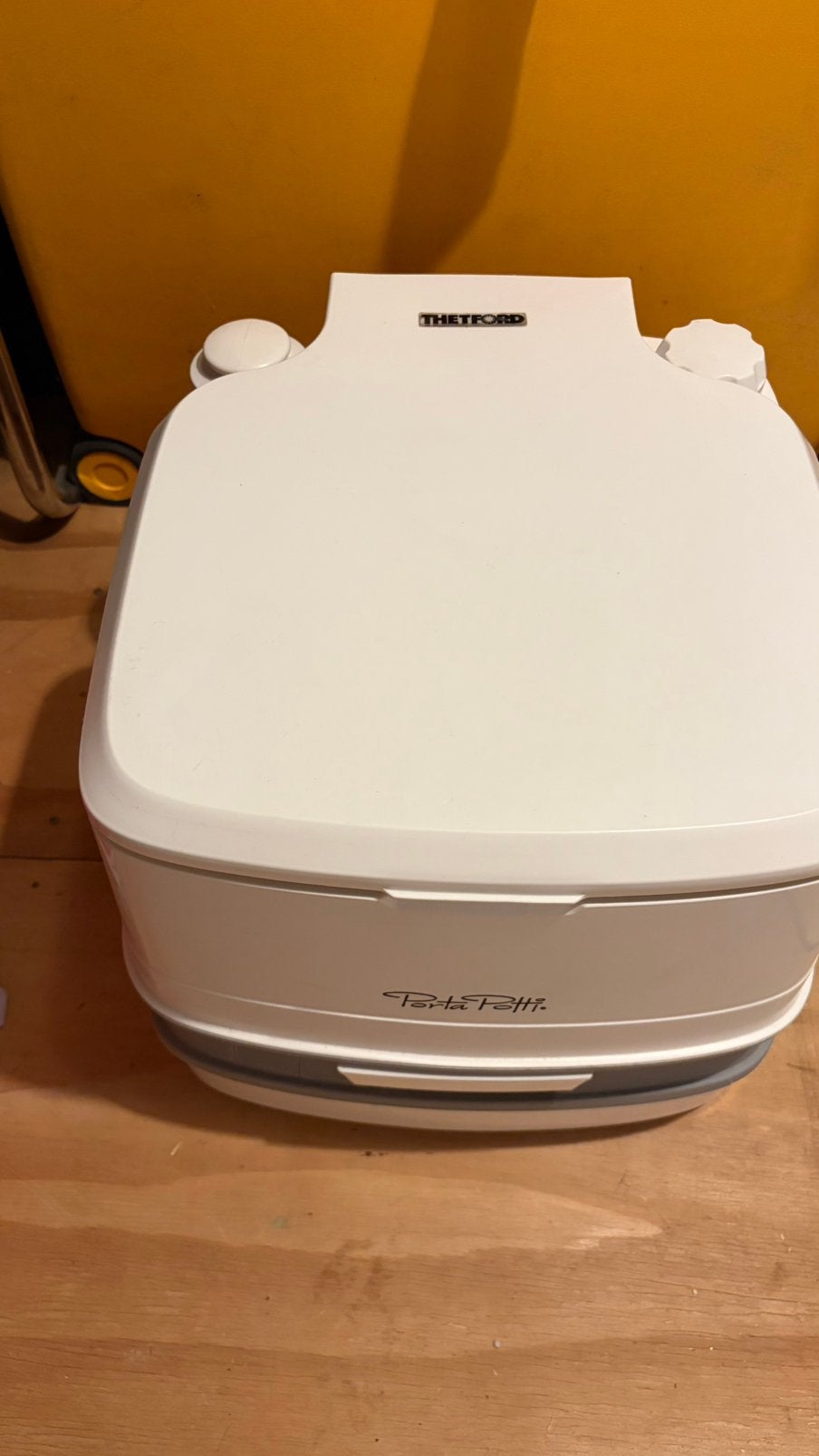 Porta potti 145, Ophalen, Gebruikt