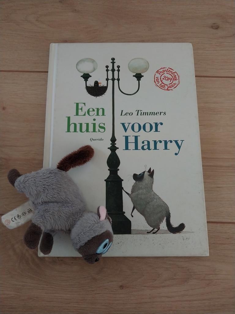 Een huis voor Harry - Leo Timmers (Prentenboek v/h Jaar), Boeken, Ophalen of Verzenden, Fictie algemeen