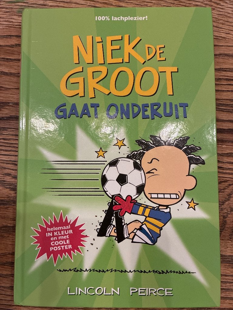 Niek de groot gaat onderuit, Ophalen of Verzenden, Zo goed als nieuw, Lincoln Peirce, Fictie