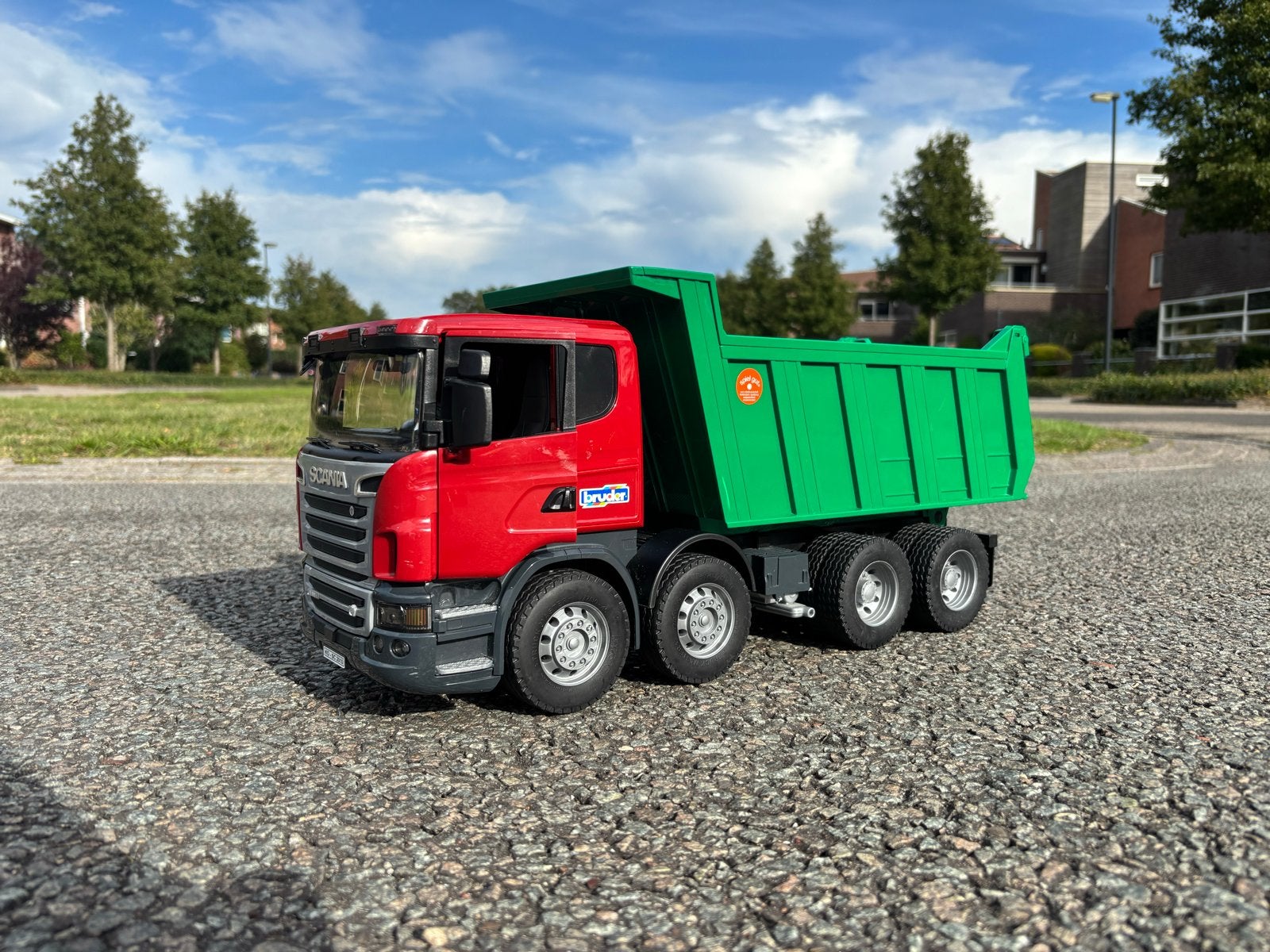 Bruder Scania Kiepwagen, Kinderen en Baby's, Ophalen, Zo goed als nieuw, Jongen of Meisje