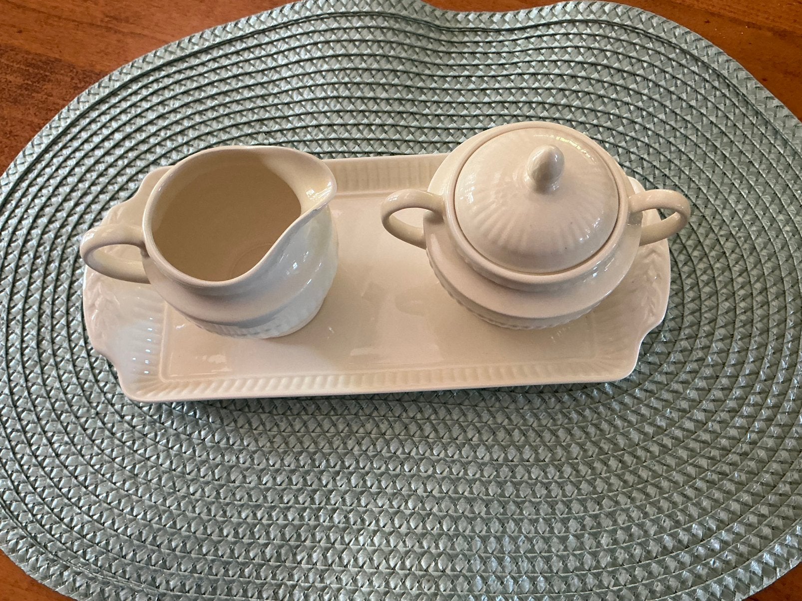 Wedgwood roomstelletje met tableau, Verzenden