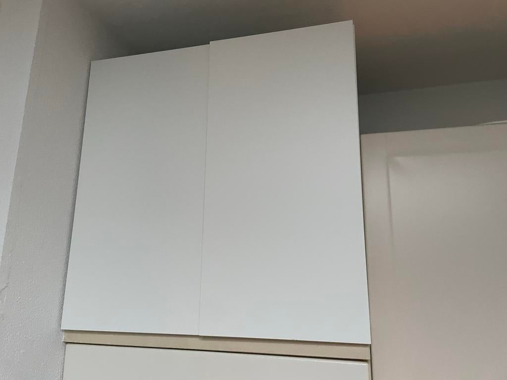IKEA METOD Bovenkast b60xh60xd38,6 met planken, wit, Huis en Inrichting, Ophalen, Wit, 50 tot 100 cm, Zo goed als nieuw