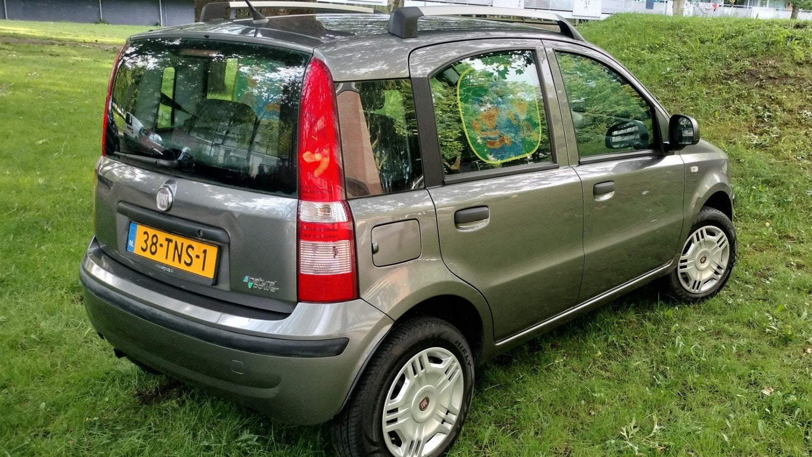 Fiat Panda 1.4 Natural Power 2012 Grijs, Voorwielaandrijving, 1025 kg, 525 kg, CNG (Aardgas)