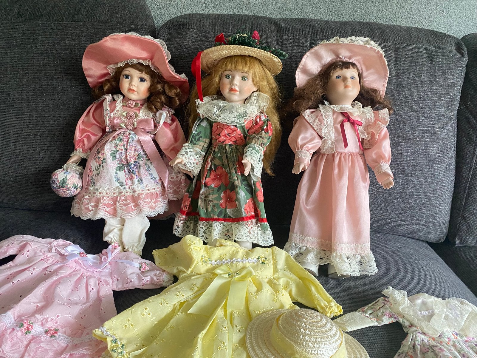 Vintage porseleinen poppen, Ophalen of Verzenden, Zo goed als nieuw, Pop