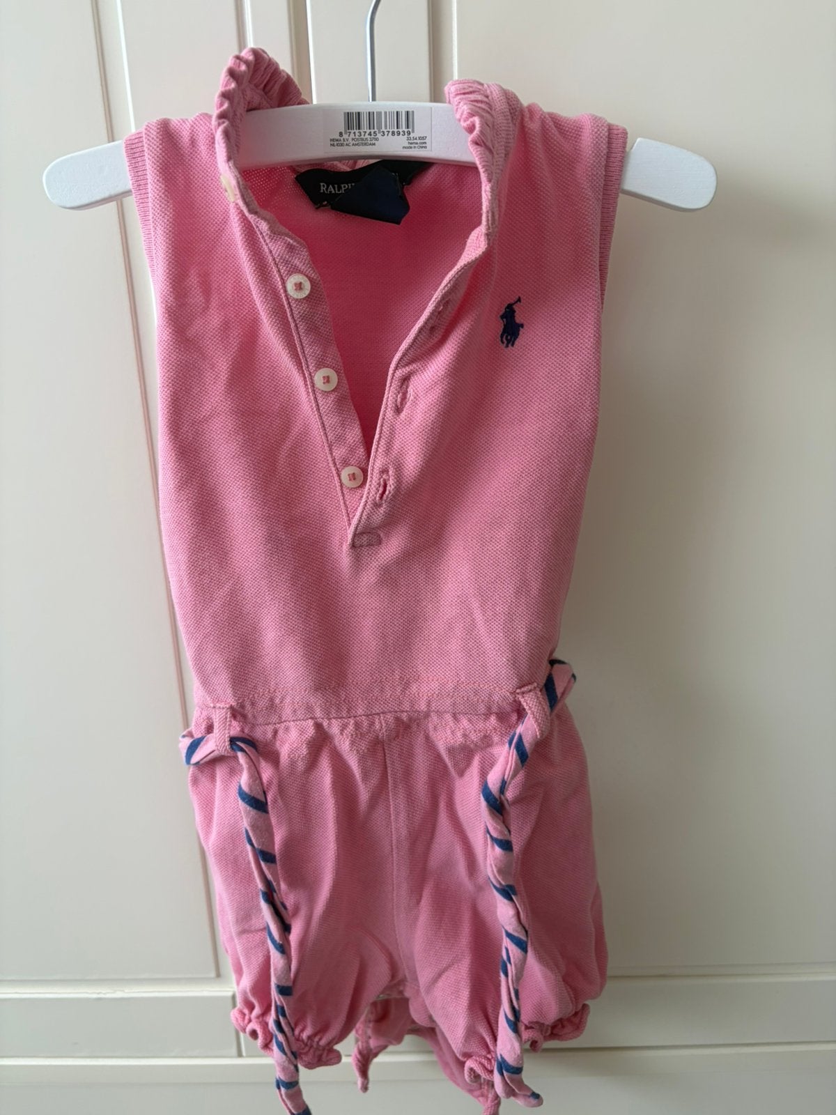 Ralph lauren jumpsuit maat 74, Ophalen of Verzenden, Zo goed als nieuw, Meisje