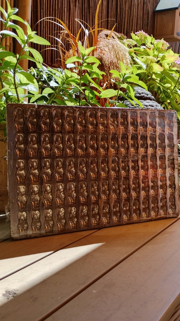 Vintage haasjes chocolade mal 75 stuks nog in de folie, Antiek en Kunst, Curiosa en Brocante, Ophalen of Verzenden