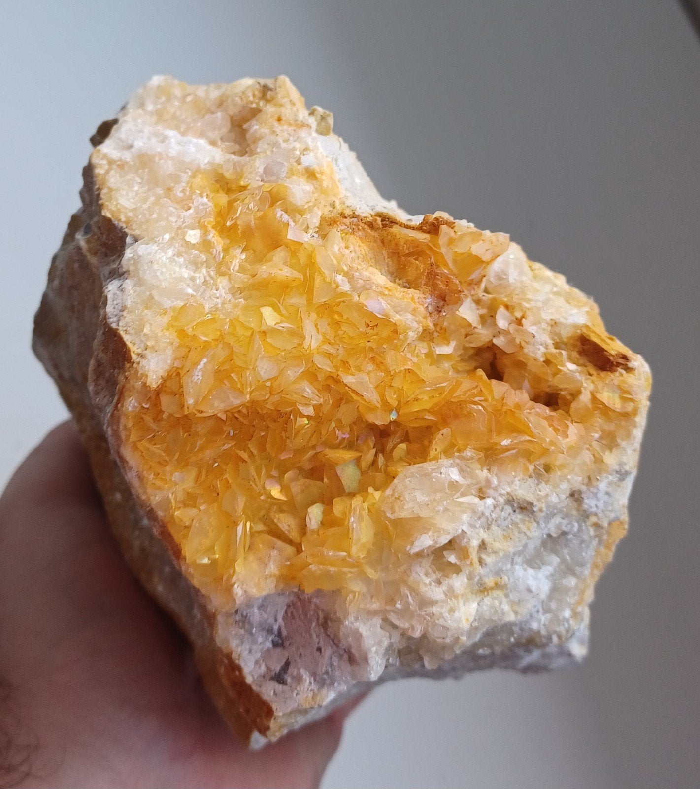 Calciet - Belgie (2), Verzamelen, Ophalen of Verzenden, Mineraal