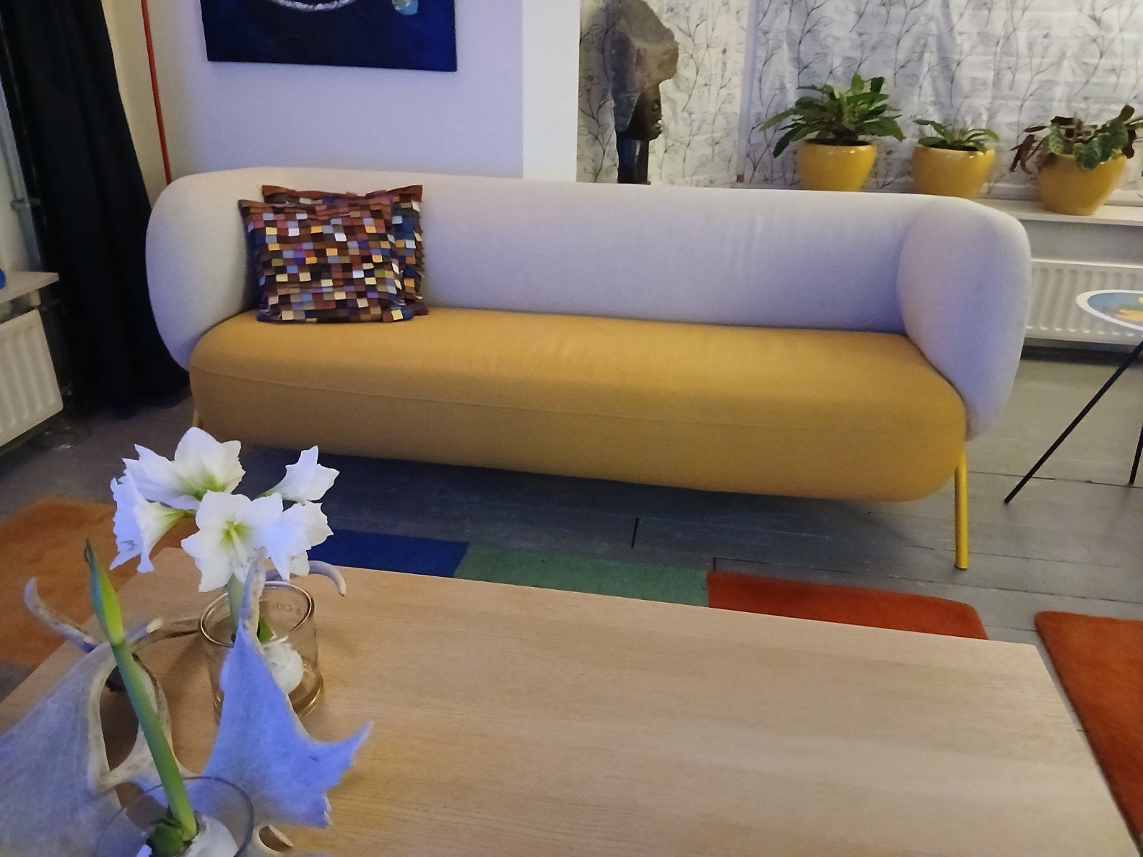 design bank merk Pode, model Yanda, Modern design, Driepersoons, Ophalen of Verzenden, Stof
