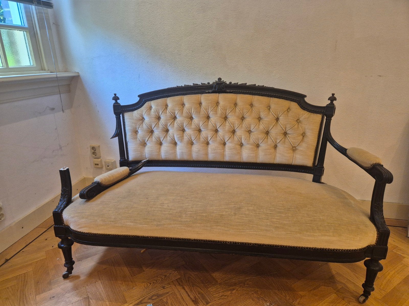Antieke Biedermeier Sofa, Ophalen