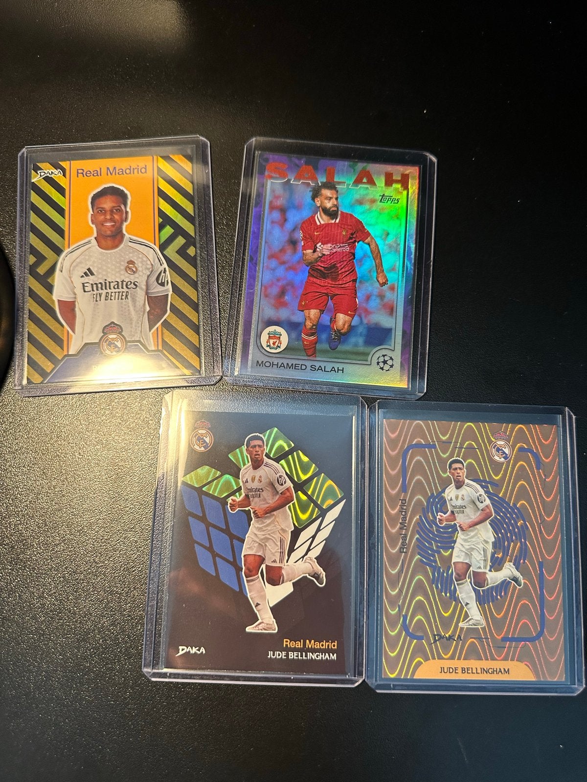 175 Voetbal kaarten van Topps en Daka - Diverse clubs, Verzenden, Zo goed als nieuw, Buitenlandse clubs, Spelerskaart