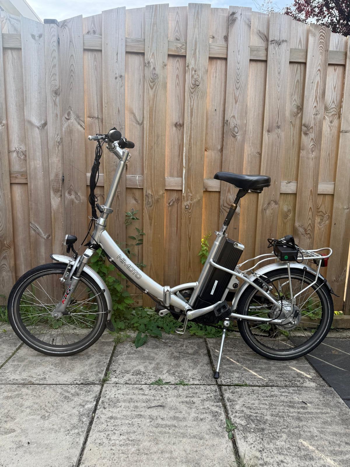 Elektrische vouwfiets Nimoto zgan, Fietsen en Brommers, Ophalen, 20 inch of meer, Versnellingen, Zo goed als nieuw