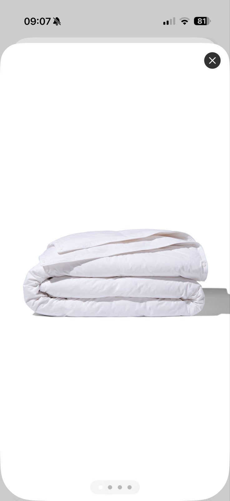 HEMA 4-seizoenen dons dekbed 200x220, Ophalen, Overige maten, Wit, Overige materialen
