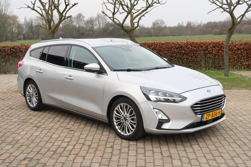 Ford Focus Wagon 1.0 EcoBoost Titanium Business, Gebruikt, 3 cilinders, Adaptive Cruise Control, Zilver of Grijs