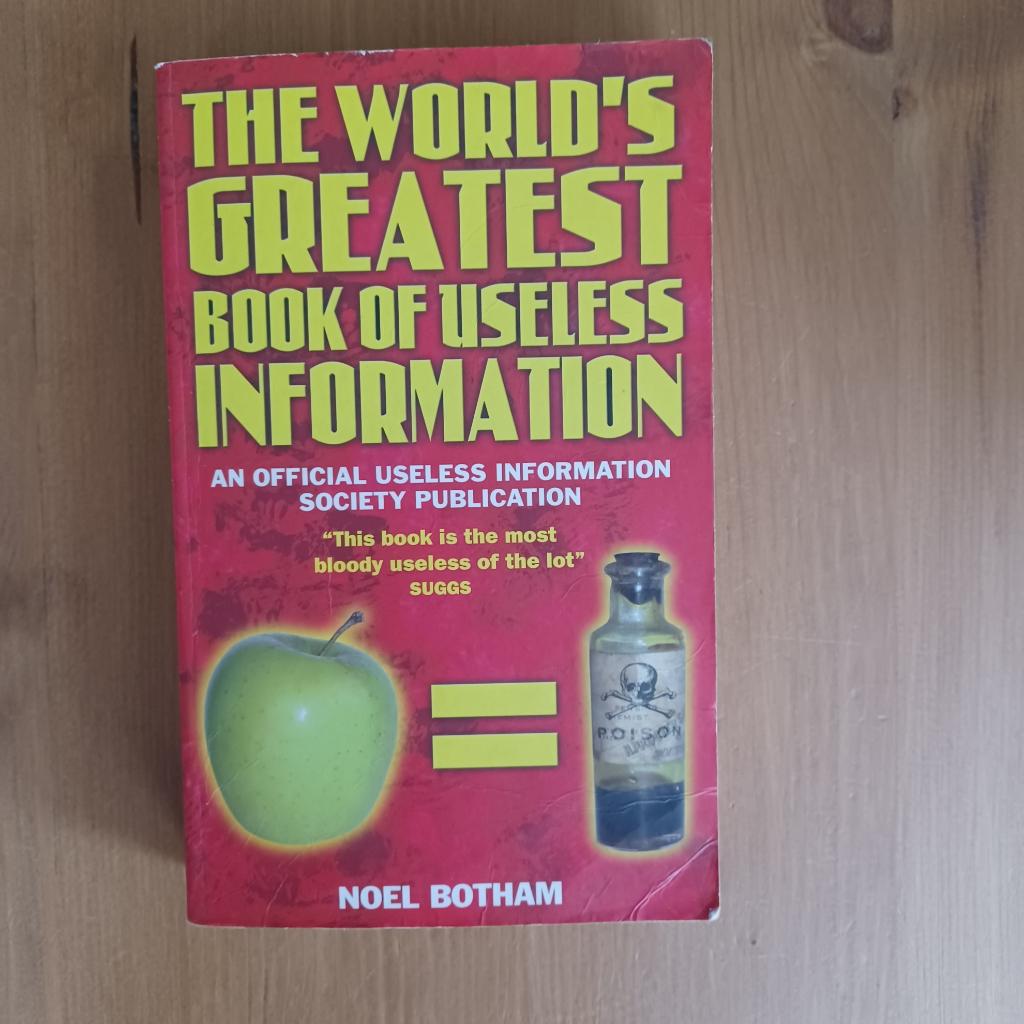 The World's Greatest Book of useless Information, Non-fictie, Ophalen of Verzenden, Gelezen, Noel Botham