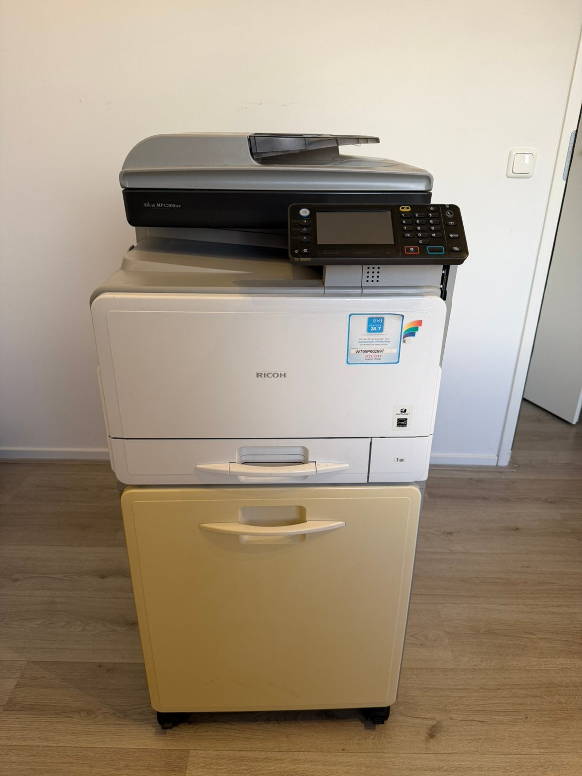 Ricoh Aficio MP C305SPF - kleuren kopieerapparaat/printer, Computers en Software, Printers, Ophalen, Gebruikt, Scannen, All-in-one